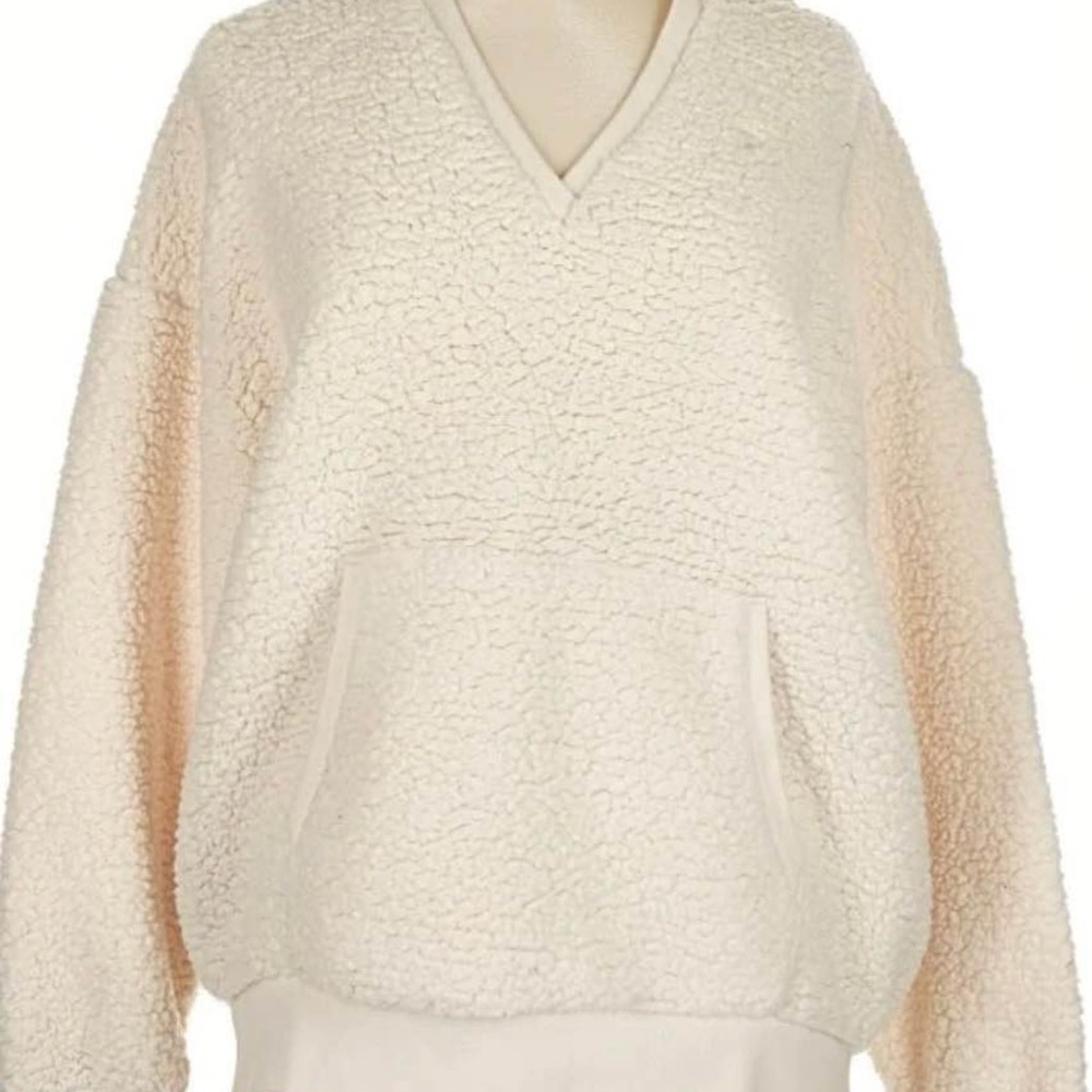 PINK Victoria's Secret Cream V-Neck Sweater